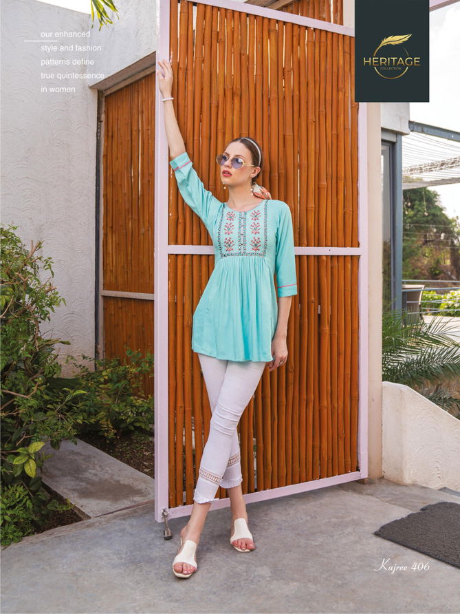 Kajree Vol 4 By Heritage Ladies Top Catalog